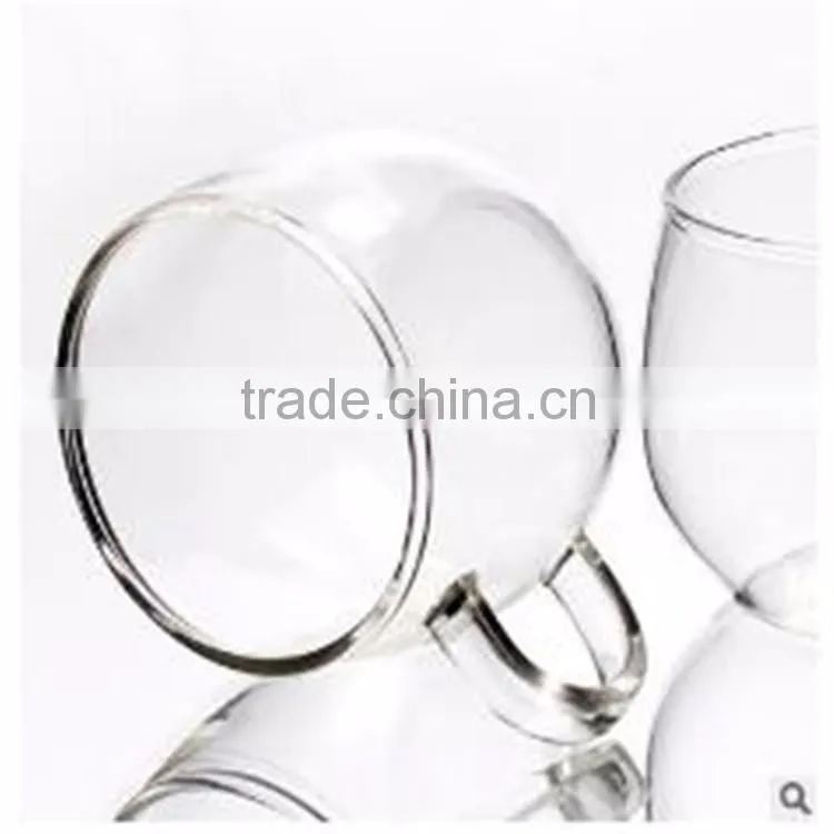 Small order can be accepted ! high temperature resistant borosilicate glass cup,tea/coffee glass cup wholesale