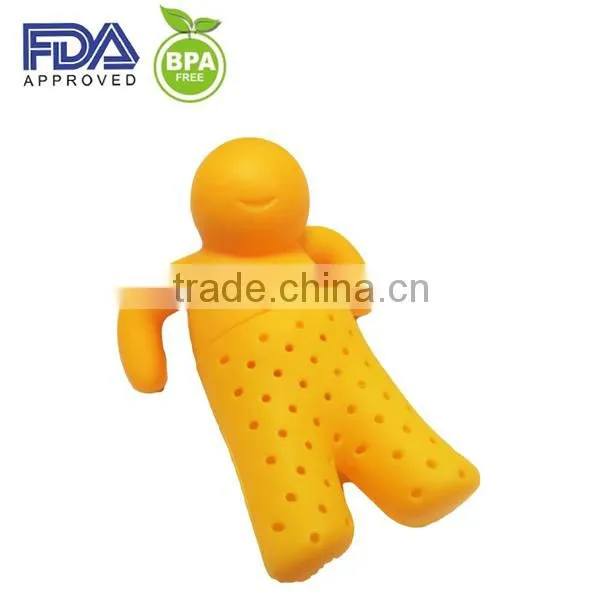 Sir Tea Infuser - 100% Food Grade Silicone, Dishwasher Safe