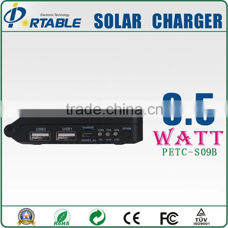 New Products Fashion Design 10000Mah Solar Charger,3.5W New Design Power Bank 10000Mah Solar Charger
