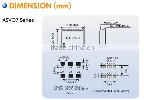 7x5mm SMD Voltage Controlled Oscillator(3.3V) - Automation