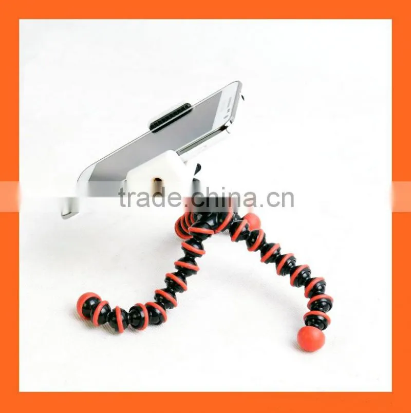 Stylish Tripod Mount Desk Stand Holder For Mobilephones 5.5-8.5cm Wide