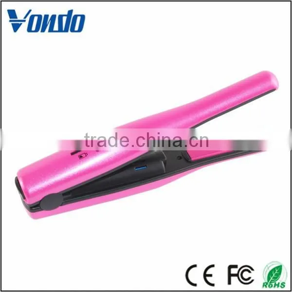 Create star shape Wireless charging mini hair straightener