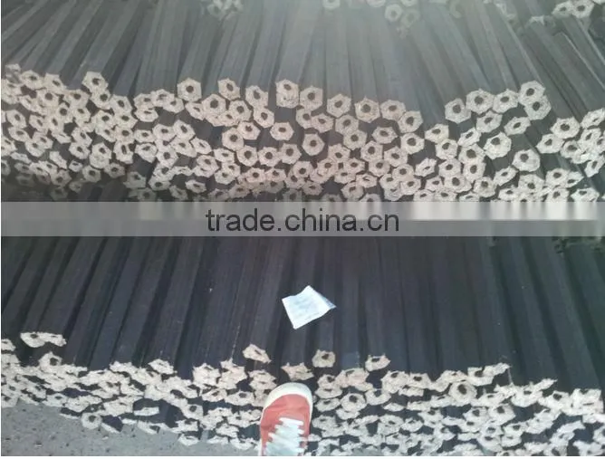 manufacture supply green and environmental protection BBQ charcoal/high temperature machine made charcoal for sale