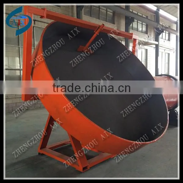 New type pan granulator/organic fertilizer granulation machine/disc granulator