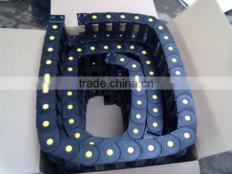 LX80 cable and hose plastic drag chain