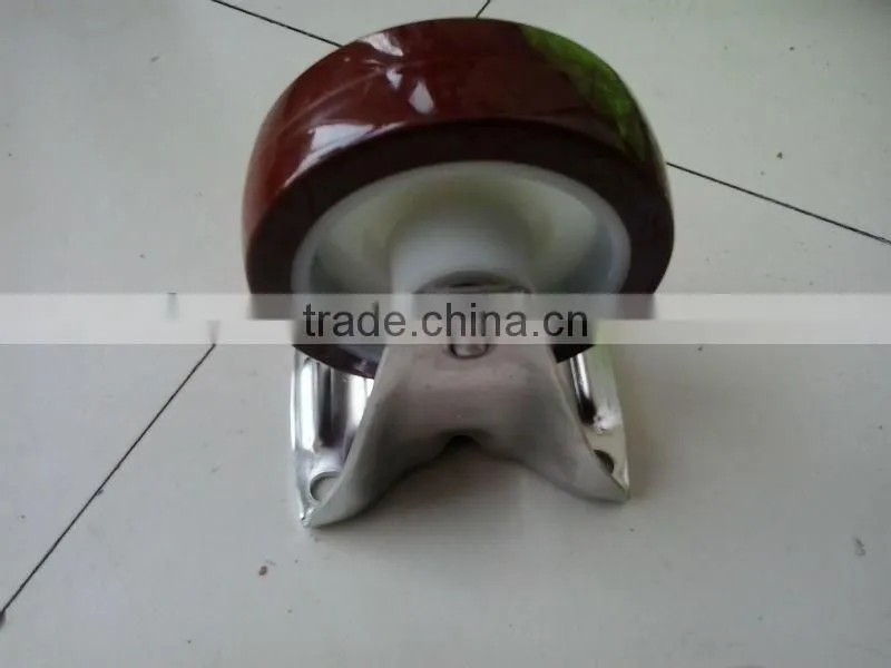4" Industrial caster/stainless steel PU caster