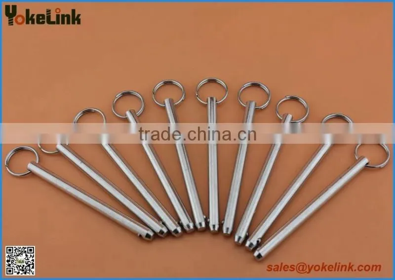Stainless steel detent pin quick release pin