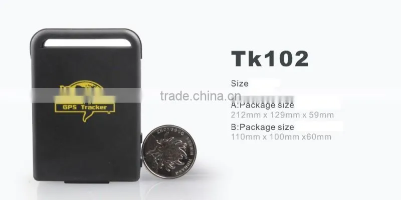 China GPS Tracker Manufacturer Mini GPS Tracker With Long Battery Life TK102