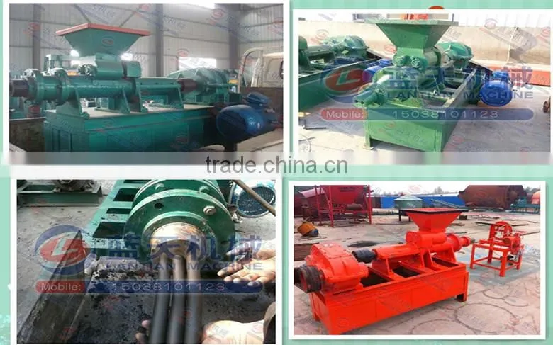 A wet pulverized coal extruded rod machine / Coal rod machine