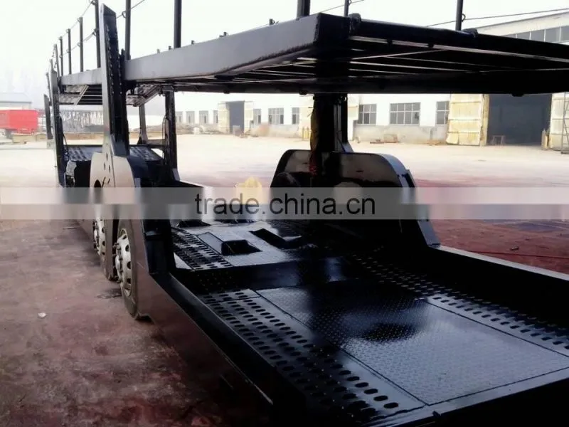 Manufacturer 2 Axles Car Carrier Semi Trailer