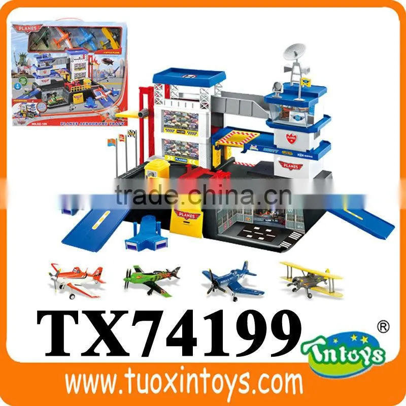 TX74197 rail diy parking lot toy