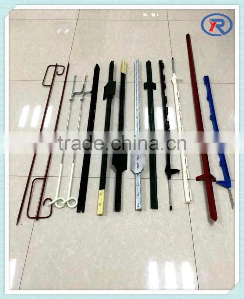 horse fence posts/metal angled fence posts/angular post