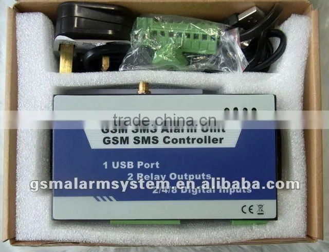 King Pigeon gsm controller with 8DIN 2DO SMS remote control switch