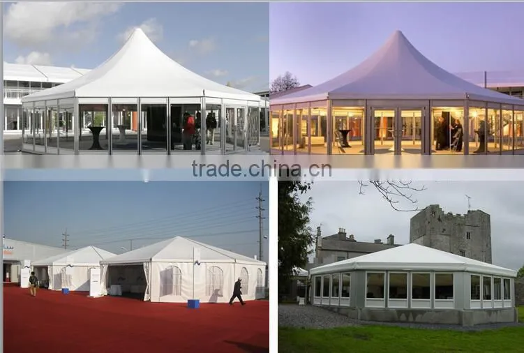 Aluminum octagon frame tent with factory price