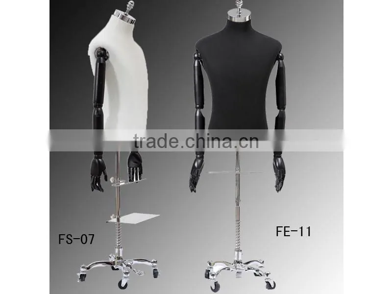 New fashion display model adjustable wooden tailor mannequins