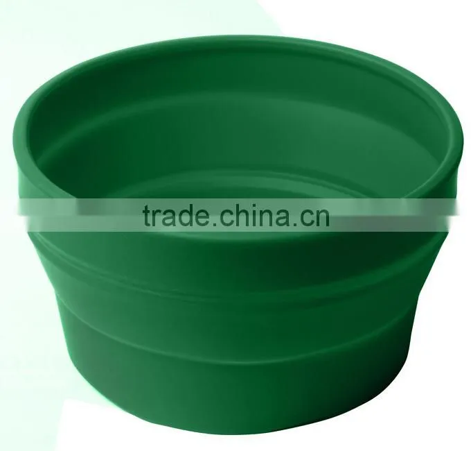 silicone collapsible travel bowls for your dog&silicone collapsible pet bowl&silicone dog bowl