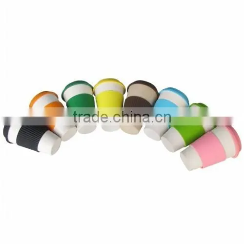 Best seller and feedback Disposable Biodegradable Bamboo Coffee Cup with Lid / Bamboo Cup