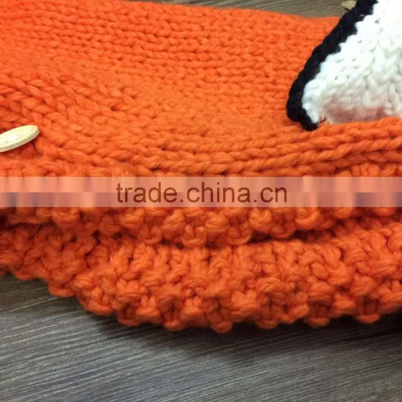 2015 New Design Fox Ear Winter Windproof Baby Hats And Scarf Set For Kids Boys Girls Shapka Caps