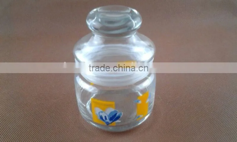 glass jar , candy jar , storage glass jar with lid , glassware