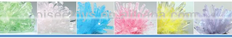 crystal toys DIY popular hot colorful toys crystal growing kit toys