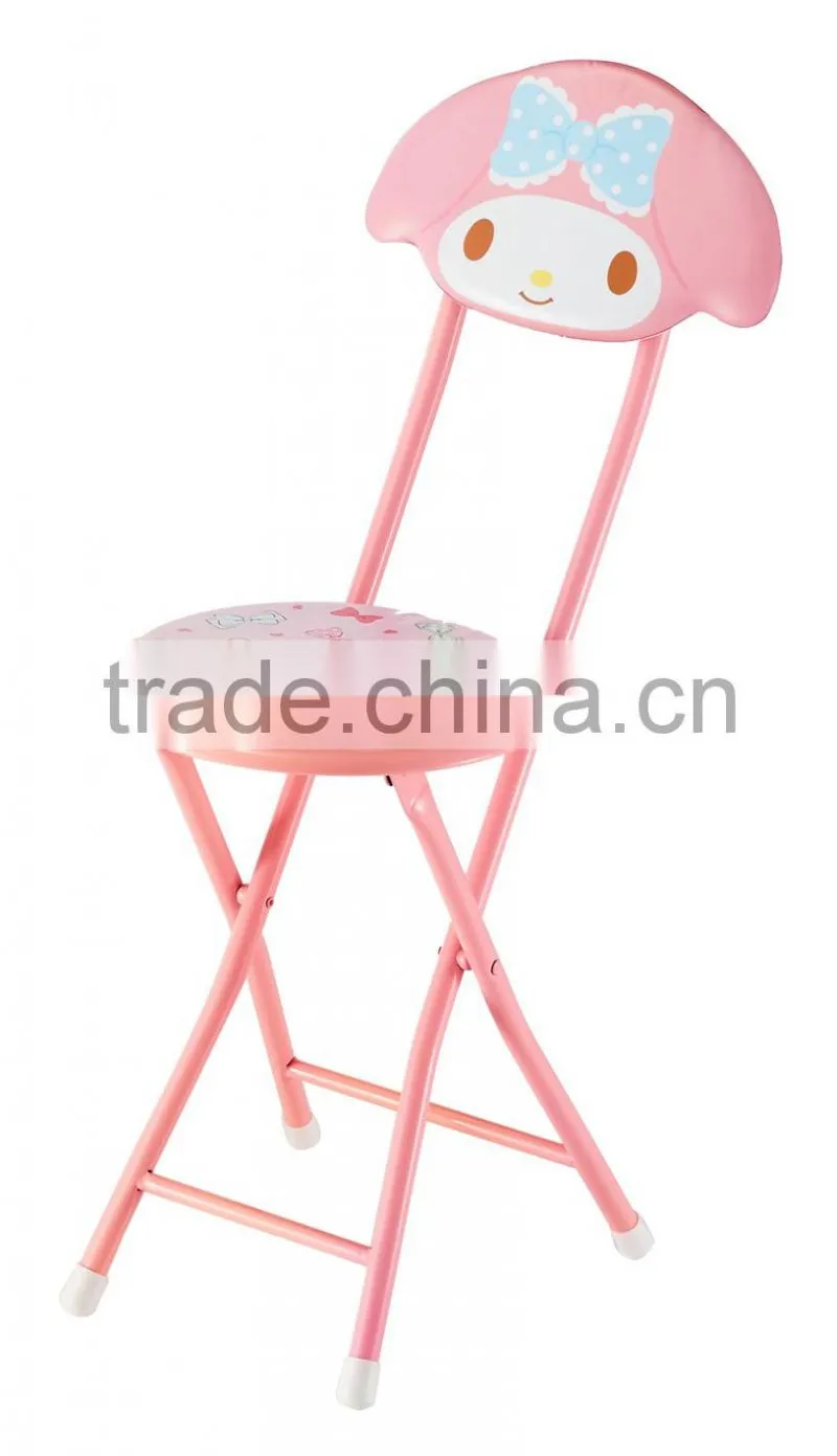 metal material foldable kids chair