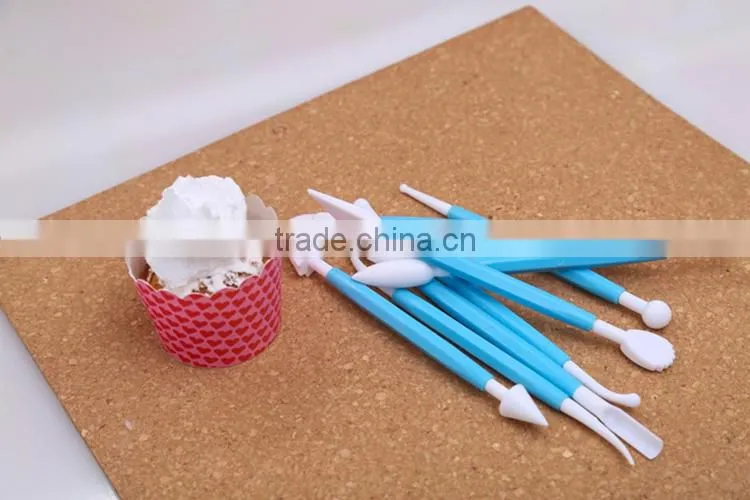 Wholesale plastic cake decorating tools/8pcs decorating cake tools set/plastic cake decorating pen set