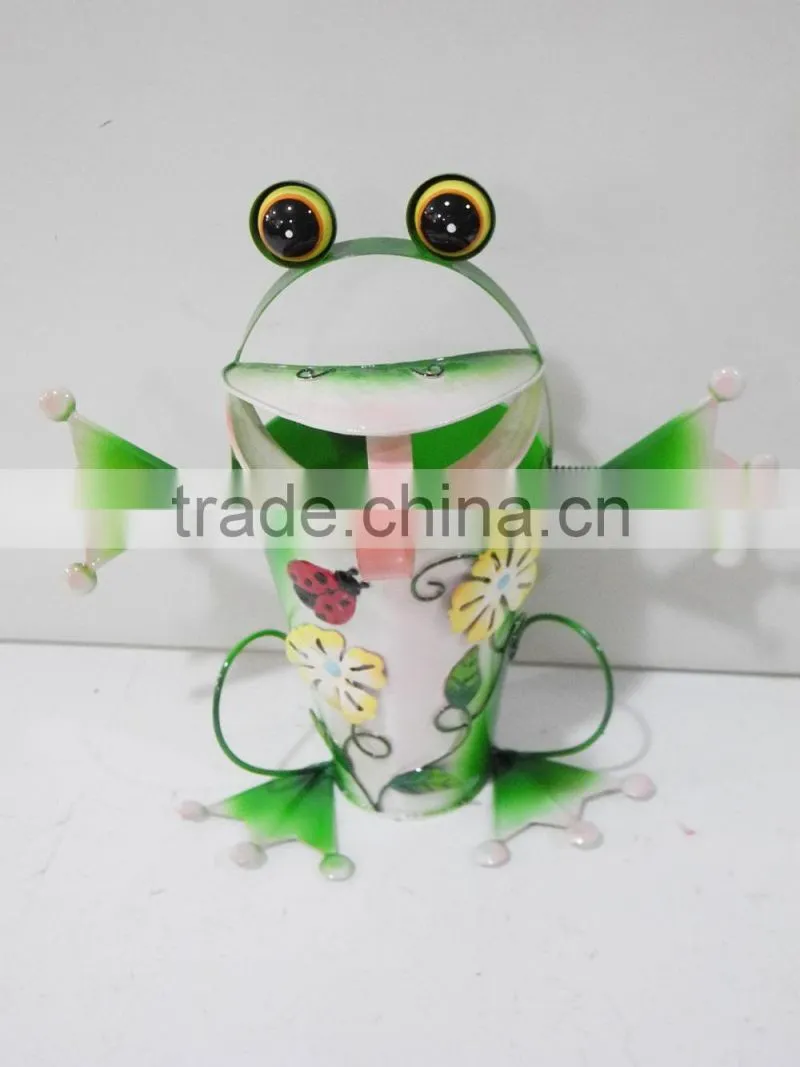 spring tin frog garden decor outdoor item good price