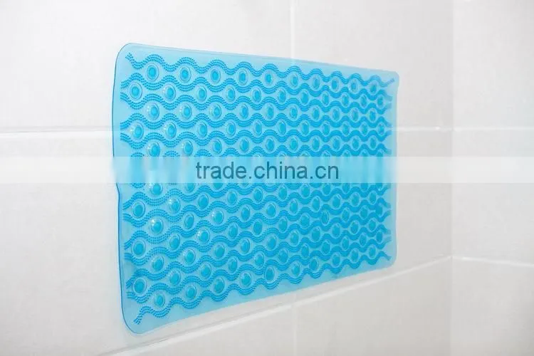 Manufacturer new coming beautiful printed foam pvc bath mat