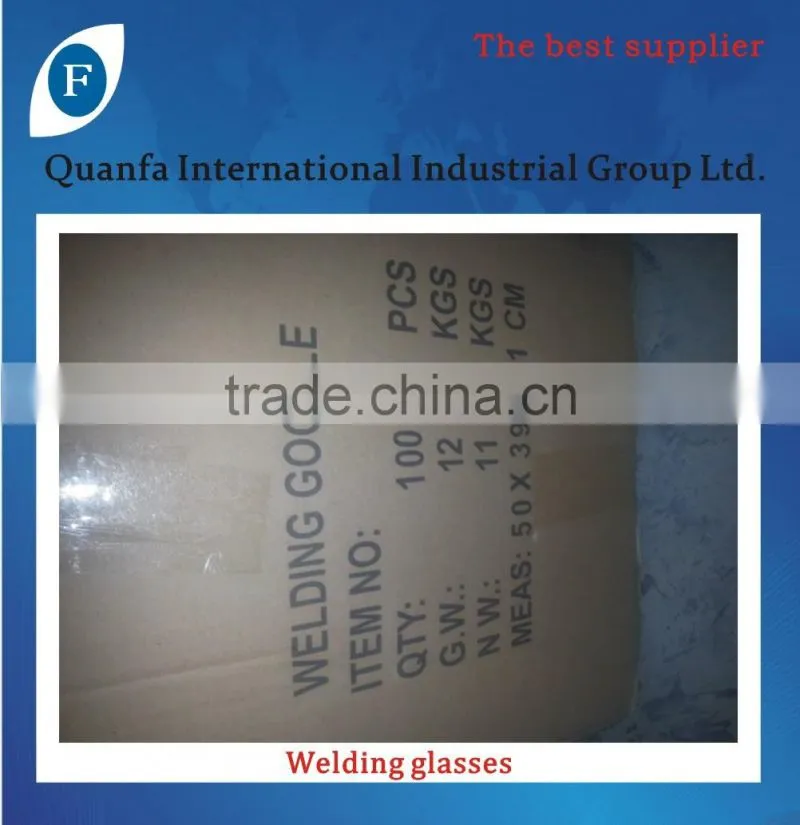 Welding glasses