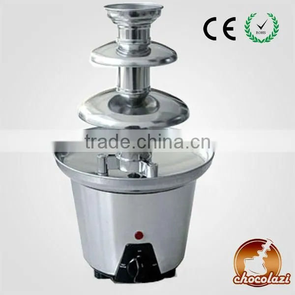 CHOCOLAZI ANT-8030 ALL Model 3 tiers wholesale Mini Home plastic for family in China chocolate fountain