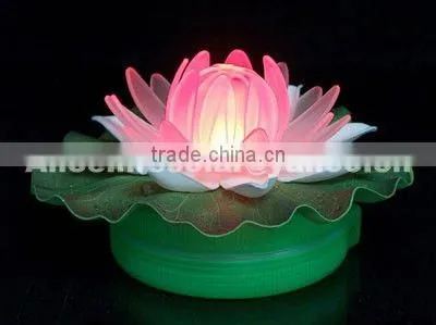 solar waterlily string light