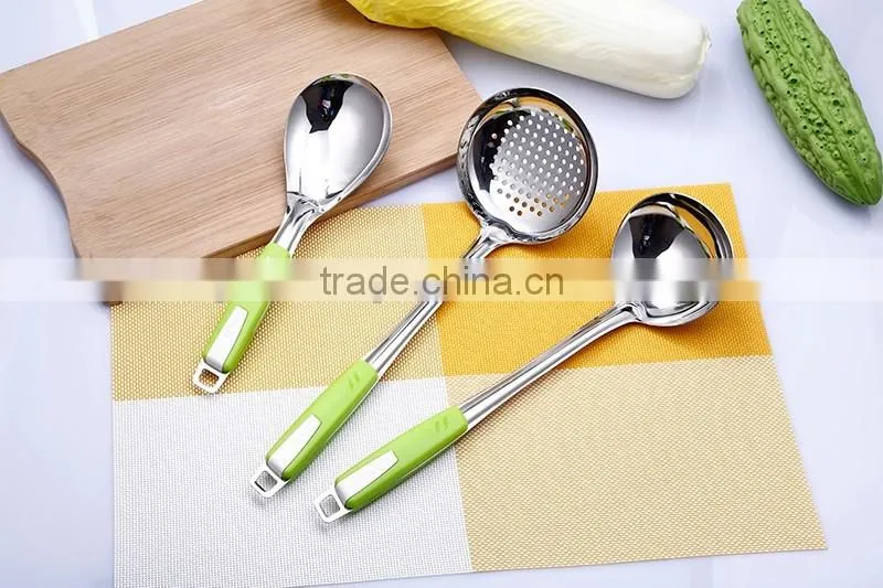BYX02 Kitchen Utensil Stainless Steel Meal Spoon