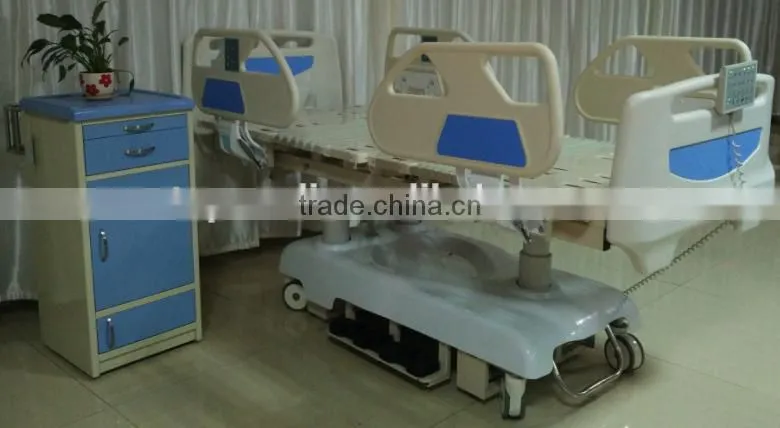 TOPMEDI Luxury 8 functions ICU electric hospital bed with CPR & ACP