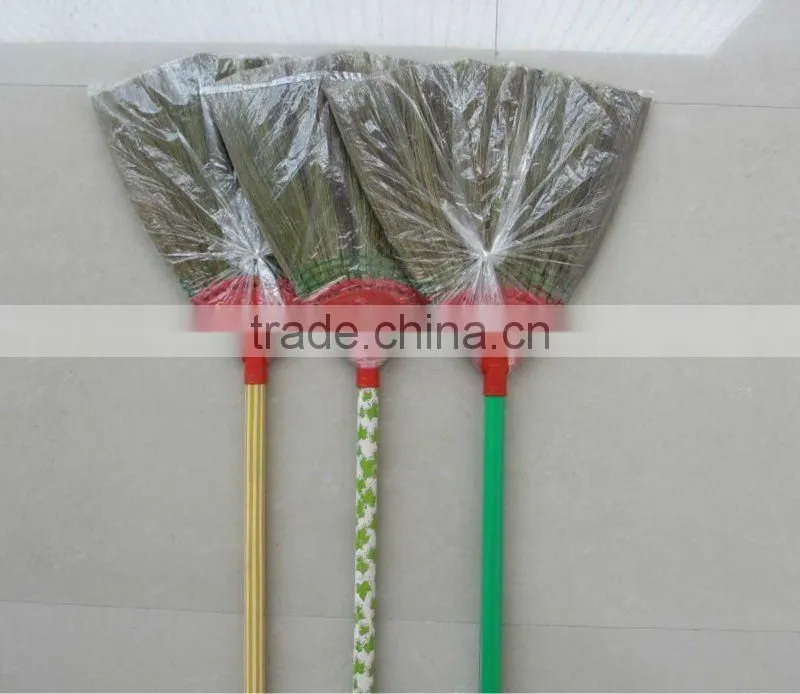 Natural Silver grass straw broom