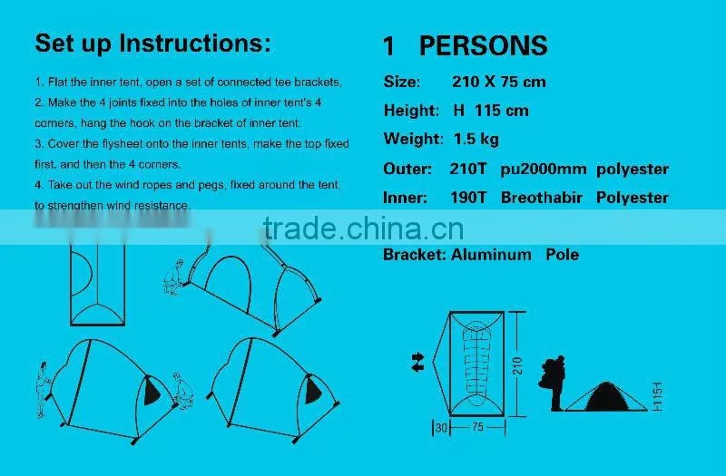 2012 New Camping Dome Tent