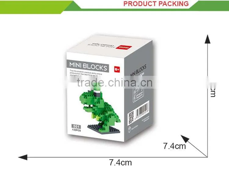 Wholesale kids intelligence toy connecting mini diamond blocks