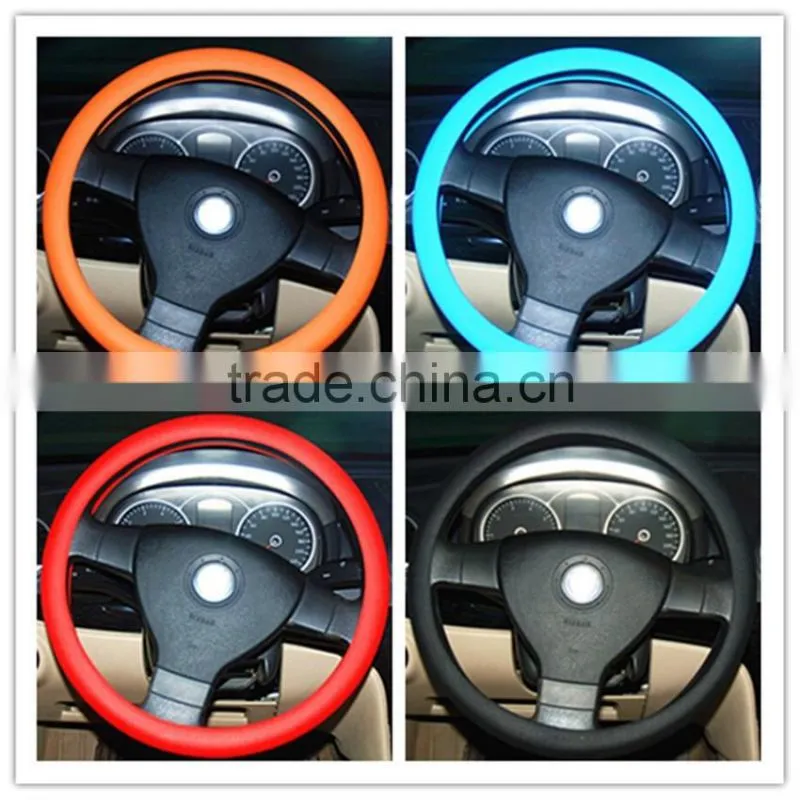 Hot sale custom durable car silicone steering wheel cover