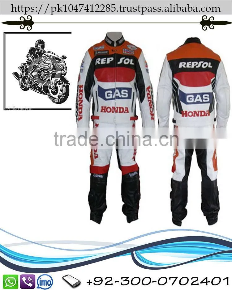 MEN RACING LEATHER SUITS/ MOTORBIKE SUIT / LEATHER MEN SUIT