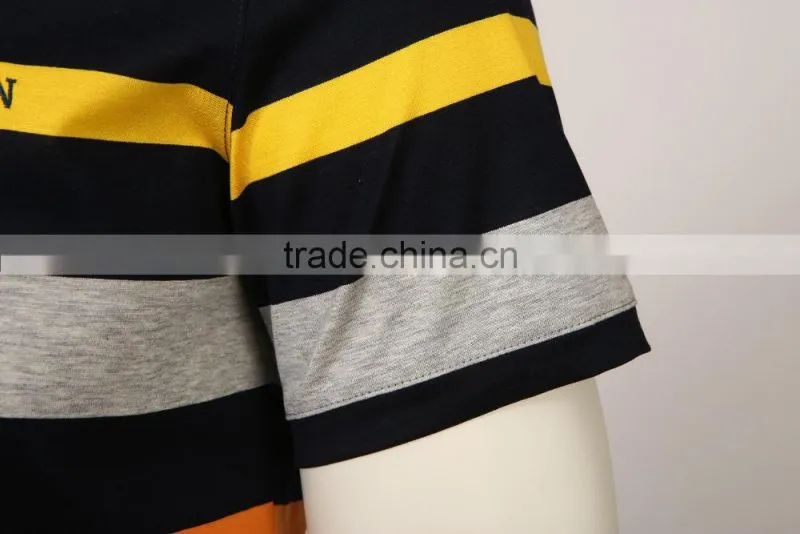 2016 new wholesale striped t-shirt