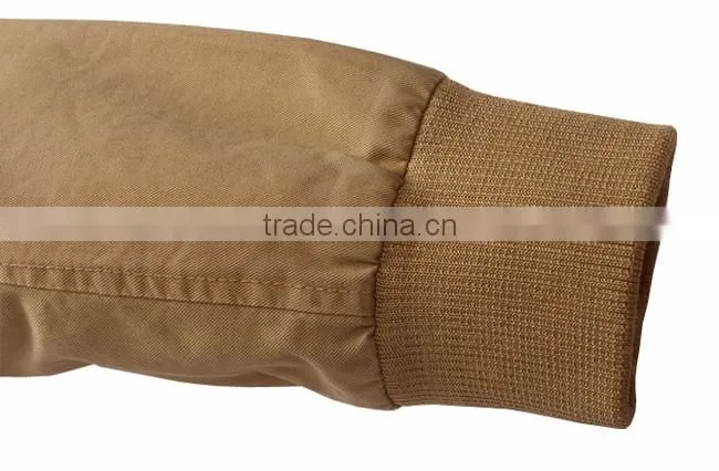 China Factory Men Coat Canvas Jacket Without Hood