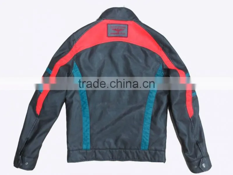 Newest fashion winter leather sport jacket for men