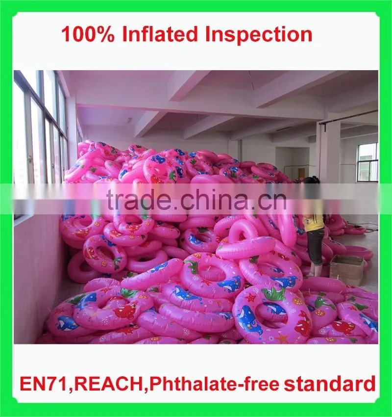 customised printing logo inflatable swimming circle