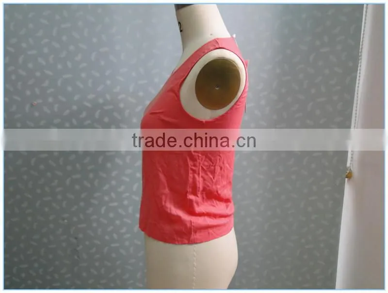 Beaded Fashion Red Colored Ladies Vest Pattern
