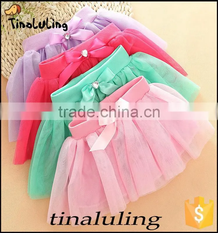 wholesale lilac tutus children mini skirts tulle pettiskirts for girls