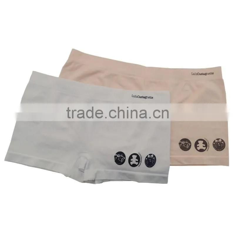 Soft nylon children's underwear boxer shorts seamless lovely girl panty lingerie