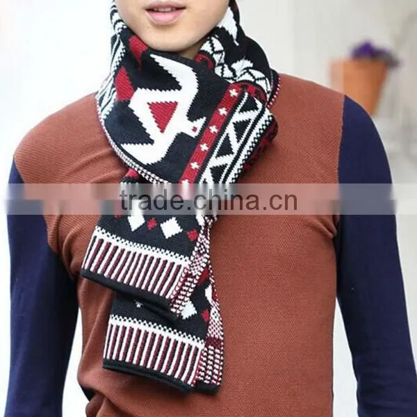 2016 Autumn Winter Scarf Black Thick Men Scarf Fashion Casual Scarf Men Audience Burst Models