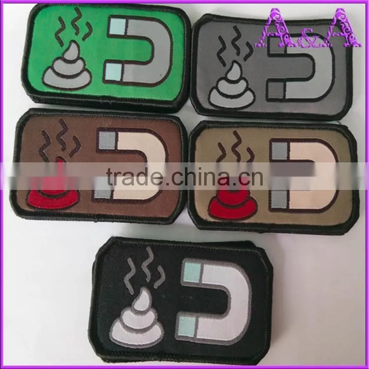Cotton fabric label With Black Text for Garment