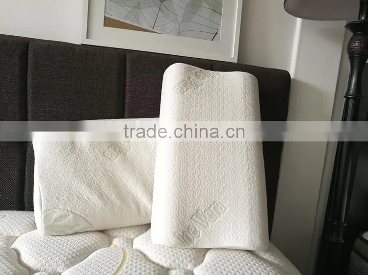 Best Sleep Aloe Vera Memory Foam Travel Pillow in Guangzhou