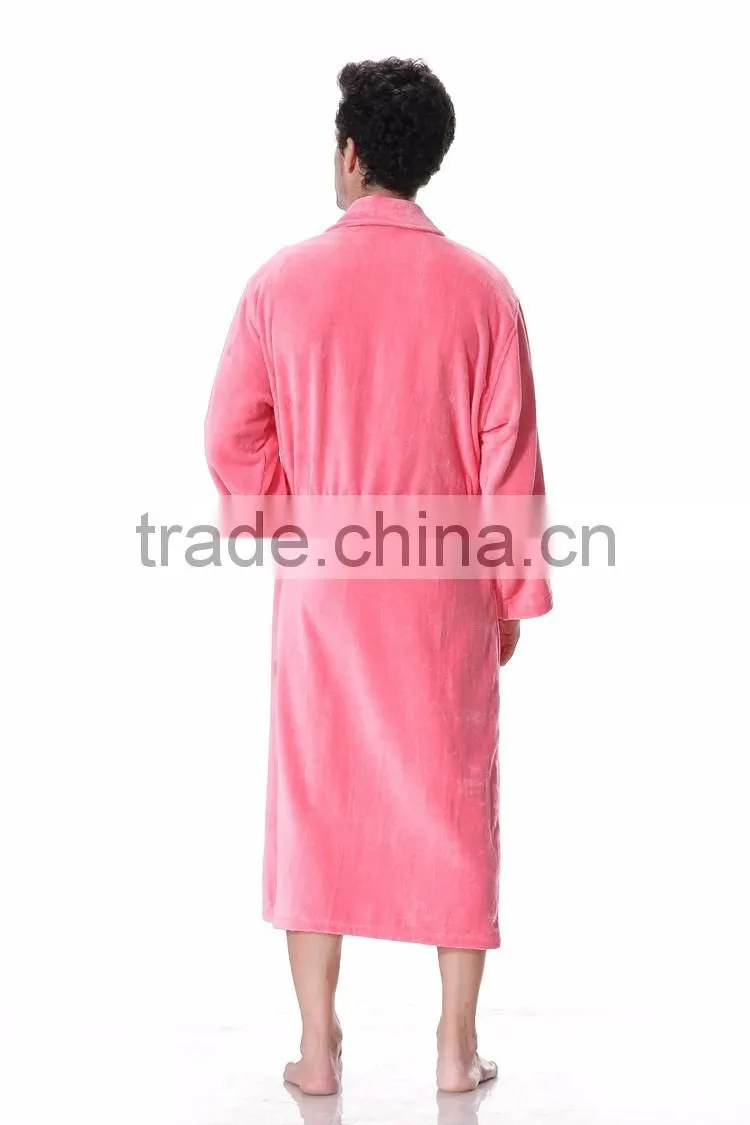 100 cotton women thick bathrobe for spa towel fabric