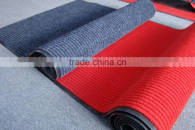 Stripes PVC floor mat and door mat